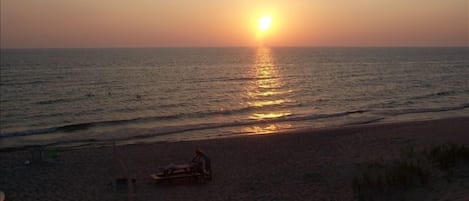 Sunset on the beach