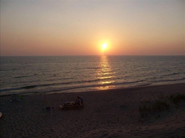 Sunset on the beach