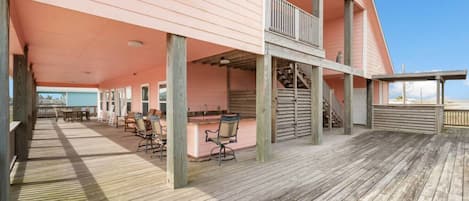 Soak up the sun and enjoy the fresh air on this spacious deck