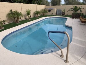 Enjoy the heated pool year-round at no extra charge! 