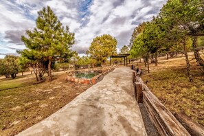 Walkway outside of Wild Mustang