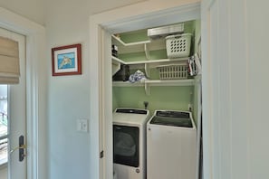 Laundry room off kitchen