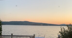 Amazing sunsets looking out the back windows.