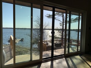 View from dining room table