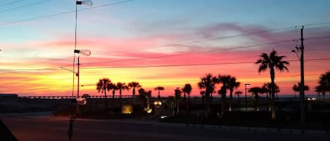 Sunrise from balcony