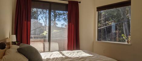 Spacious and bright bedroom