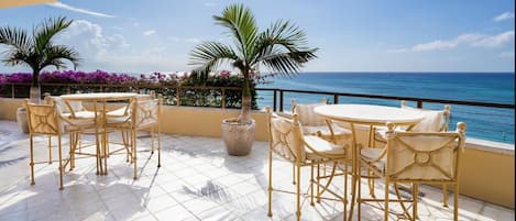 Patio Oceanfront View