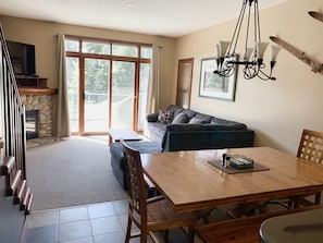 Dining room open to the living room