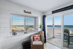 Ocean views from living area
