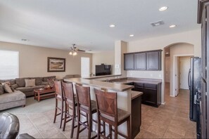 Kitchen bar seating for 3-4