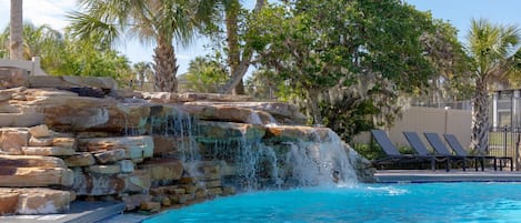 For those who enjoy the pool over the beach, come relax poolside.