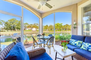 Sun Porch with Lake View