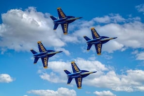 Navy Blue Angels performed April 2 and 3, 2022.  Only 3 miles from the Farm.