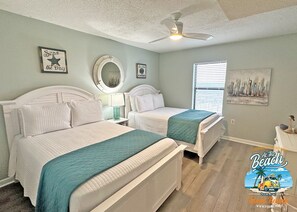 2nd bedroom. 2 Queen beds. Summerchase 1002, Orange Beach Alabama Sleeps 8. Managed by Island Rentals