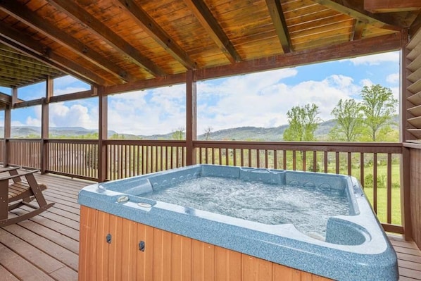 Bain à remous extérieur