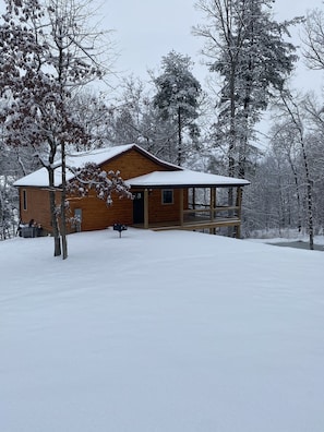 January at the cabin