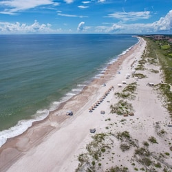 Arial view of our beaches