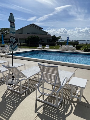 Two private community pools and private beach