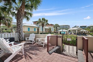 All Decked Out - Seacrest Beach - First Floor - Deck and Outdoor Kitchen with Walkway to Community Pool