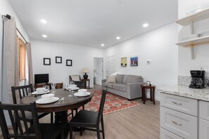 Dining and living area