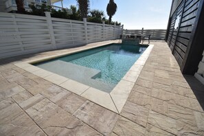 Private Pool with tanning ledge and waterfall!