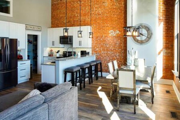Kitchen and Dining Area