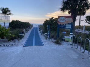 Just steps away to fun in the sun.