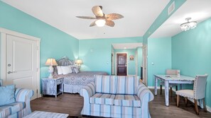 Large King Bed and Queen sleeper sofa to get a great nights rest.