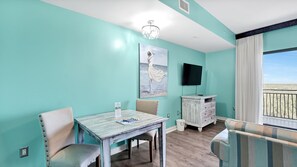 Nicely decorated and bright, fun colors that will make you feel right at home.