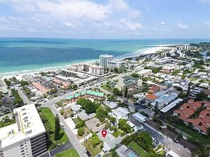 AERIAL VIEW OF LIDO BEACH & PROPERTY