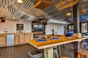 Outdoor entertainment area