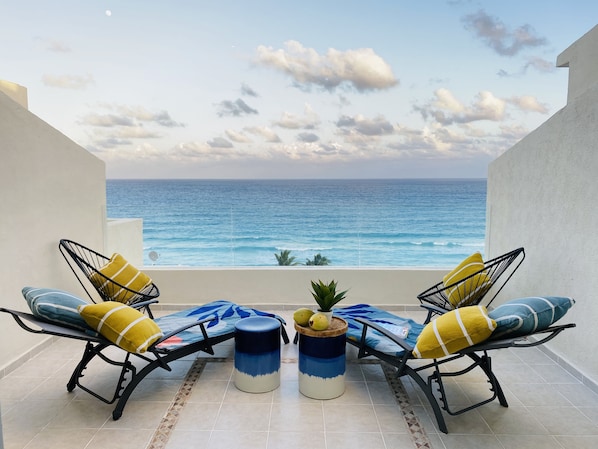 Private terrace, ocean-view