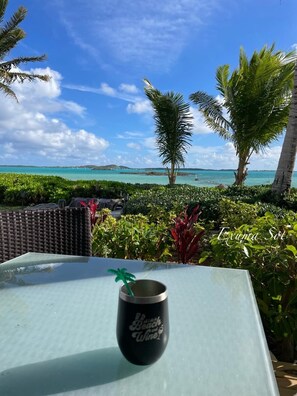 Morning coffee from your front porch.