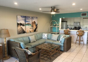 Updated and remodeled living room