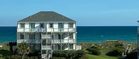 View from the beach side deck