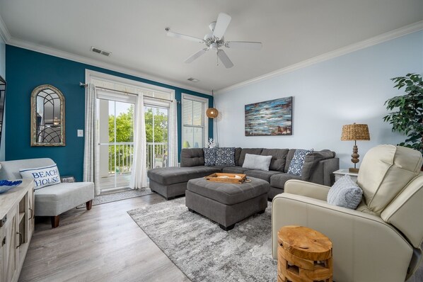 Beautifully Decorated Living Room