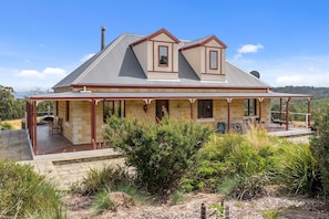 A two-story country house