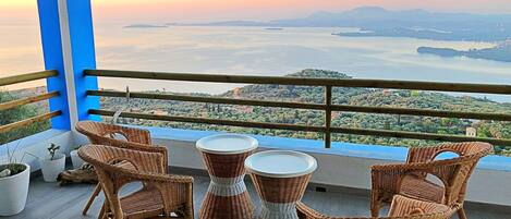 Balcony with views