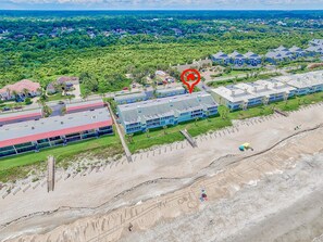 Overhead view of Breakers South with unit indicated