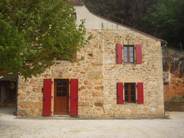 La façade de la maison
