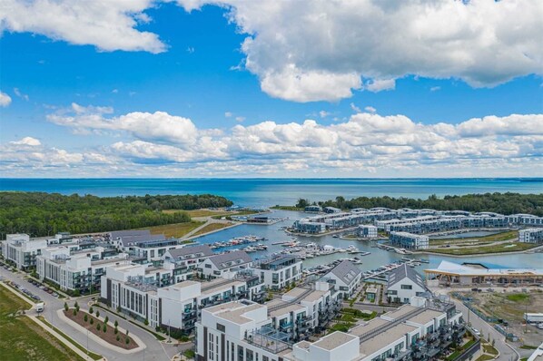 Aerial view of Friday Harbour