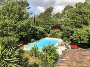 Pool from roof terrace