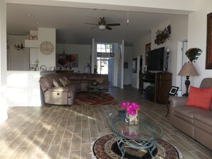 Looking toward front door