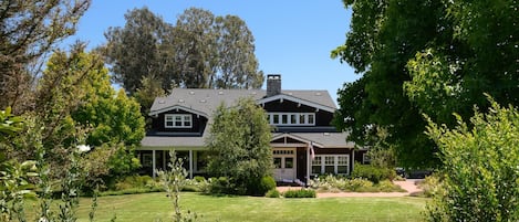 The front of the house