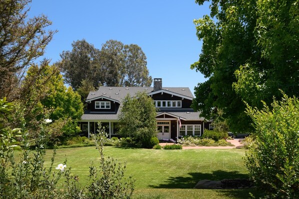 The front of the house