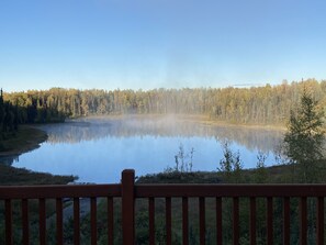 Summer sunrise on the lake.