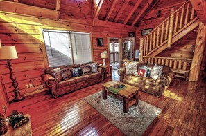 Entrance to cabin on main floor