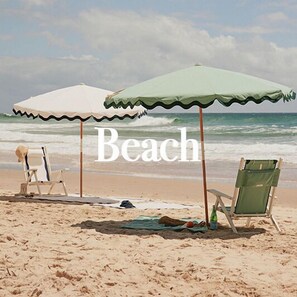 Beach chairs provided