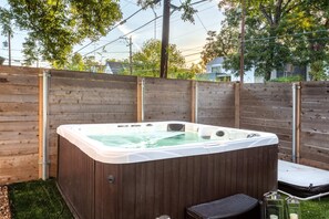 Outdoor hot tub