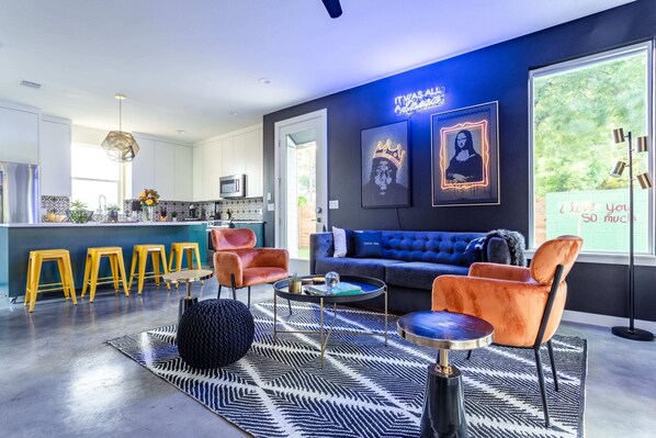 Spacious group-friendly layout